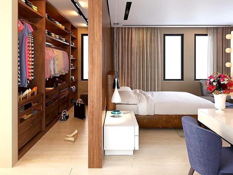 Vách ngăn phòng bằng gỗ công nghiệp Vách ngăn phòng bằng gỗ công nghiệp