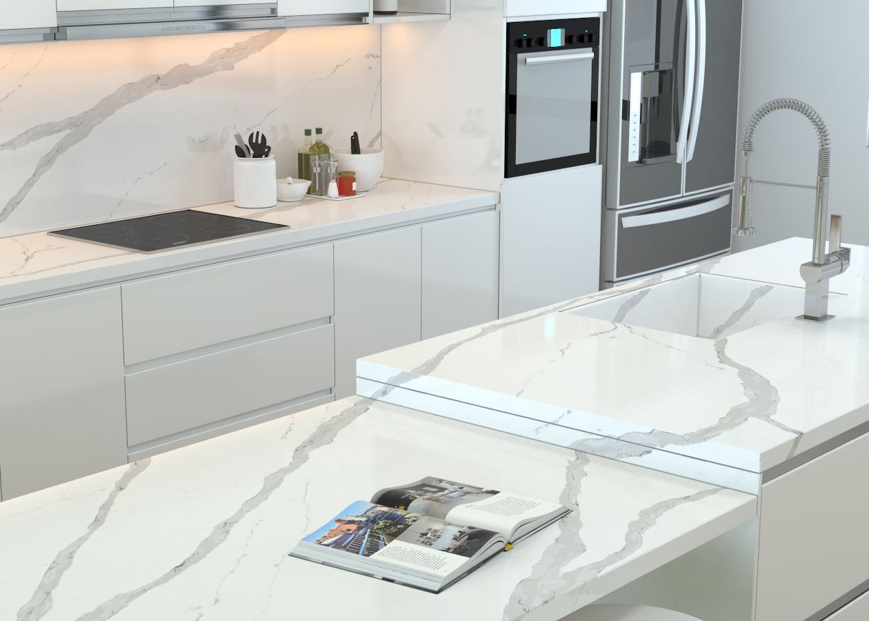 Cách vệ sinh đá bếp thạch anh