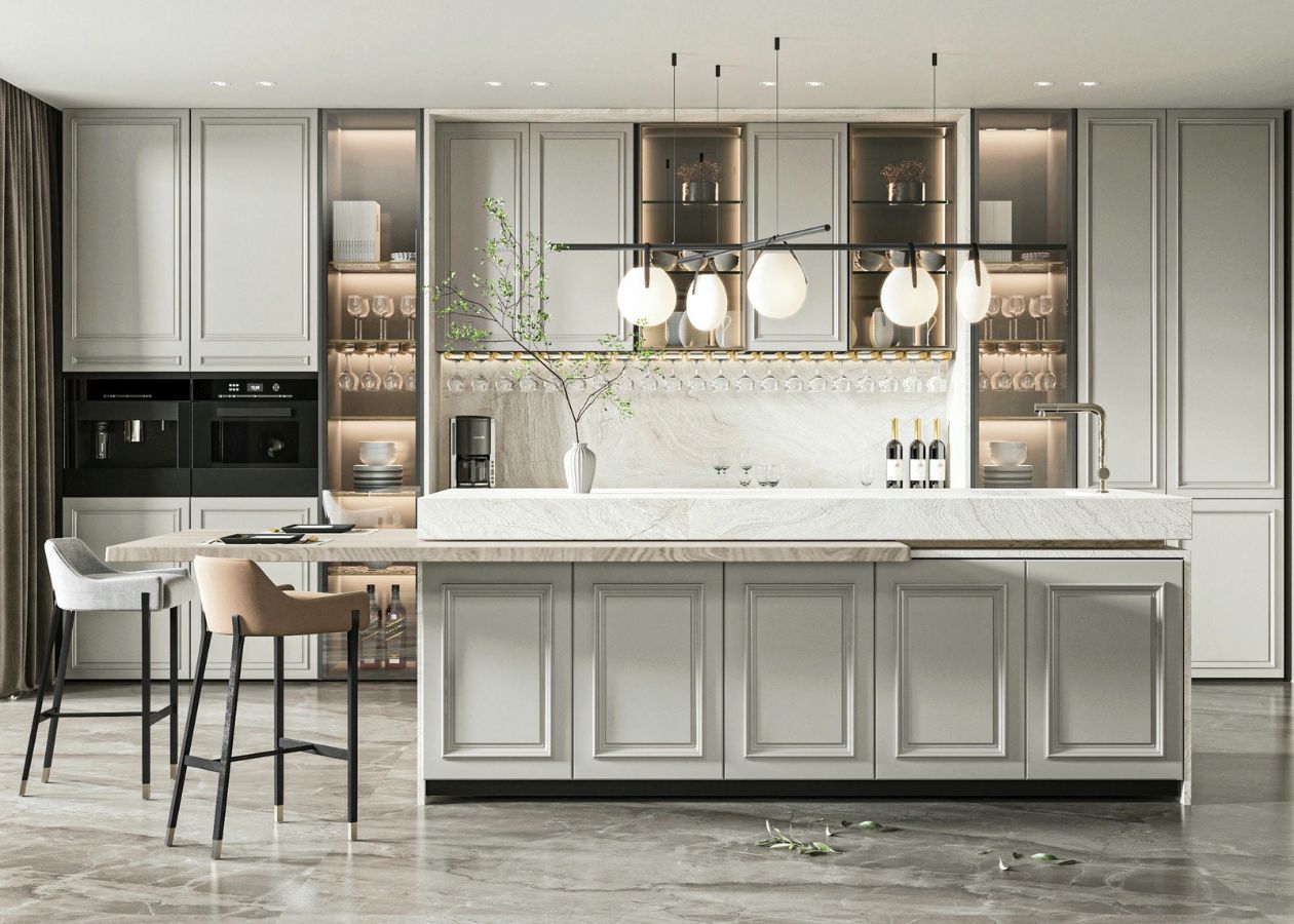 Cách vệ sinh mặt đá bếp solid surface