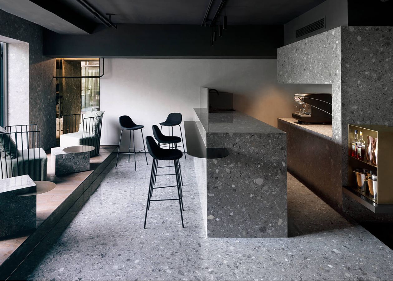 Đá bếp terrazzo