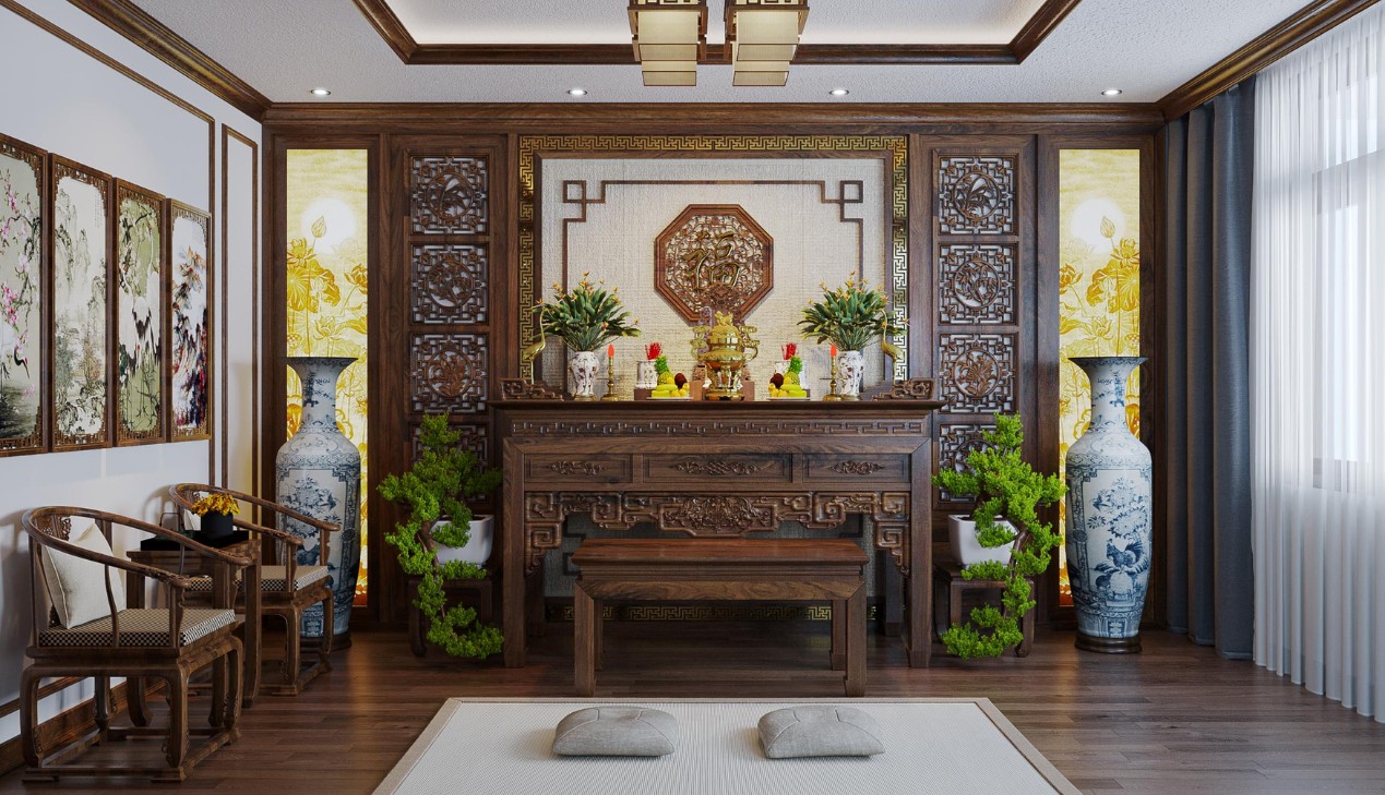 Diện tích phòng thờ tiêu chuẩn theo phong thủy