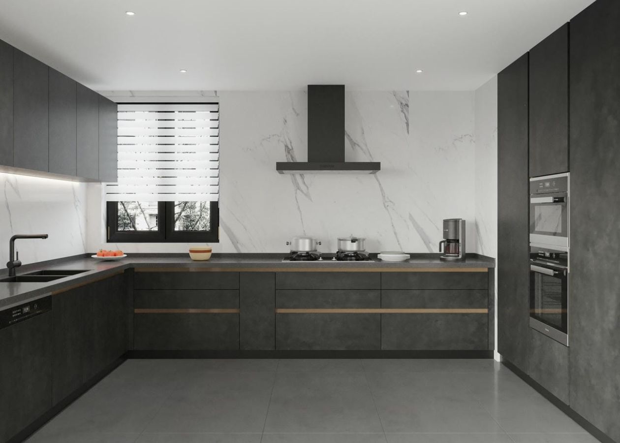 Kích Thước Tủ Bếp Chữ L: Chuẩn Khoa Học, Hợp Phong Thủy, Đẹp Từng Góc Nhìn 12 kích thước bàn bếp chữ L đẹp