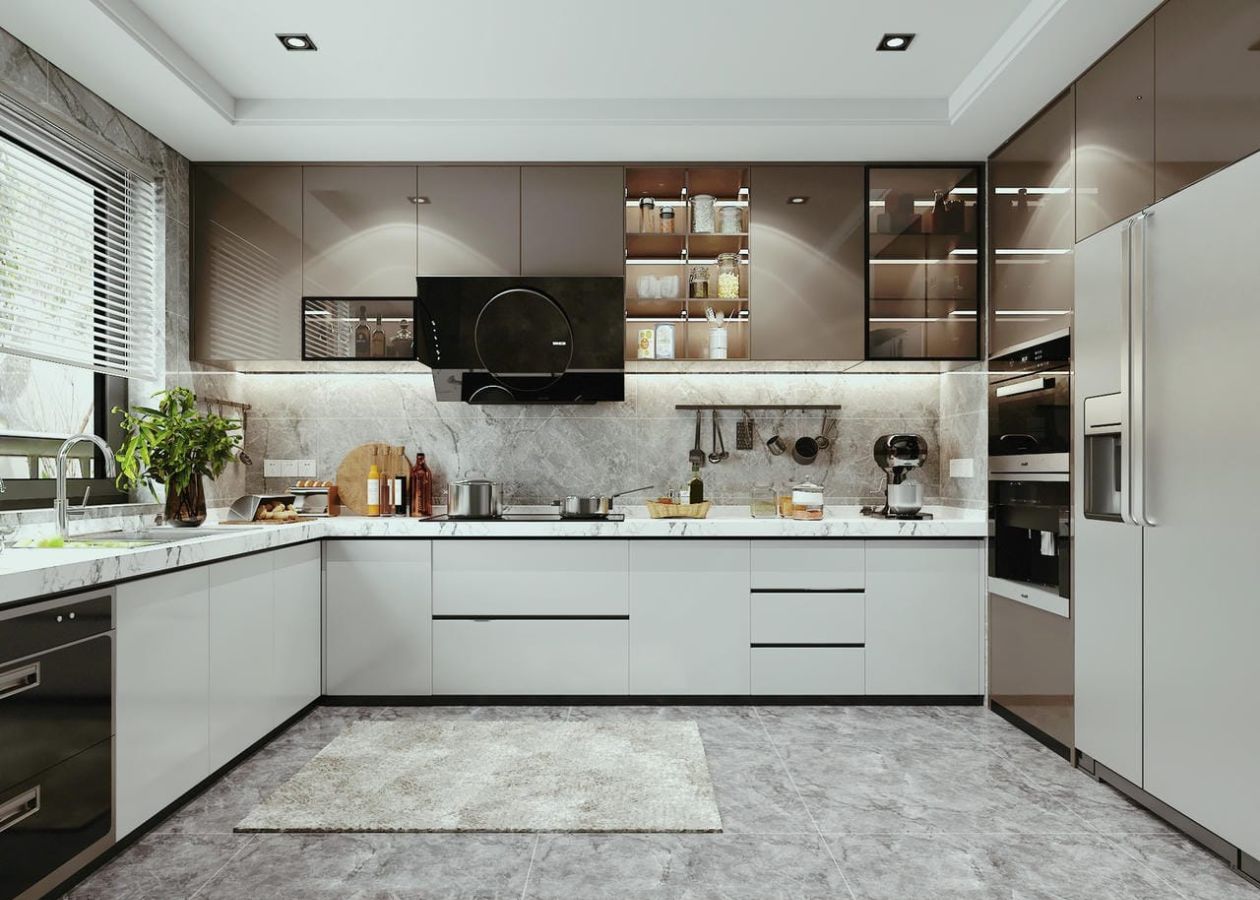 Kích Thước Tủ Bếp Chữ L: Chuẩn Khoa Học, Hợp Phong Thủy, Đẹp Từng Góc Nhìn 16 Kích thước bếp chữ L theo phong thủy