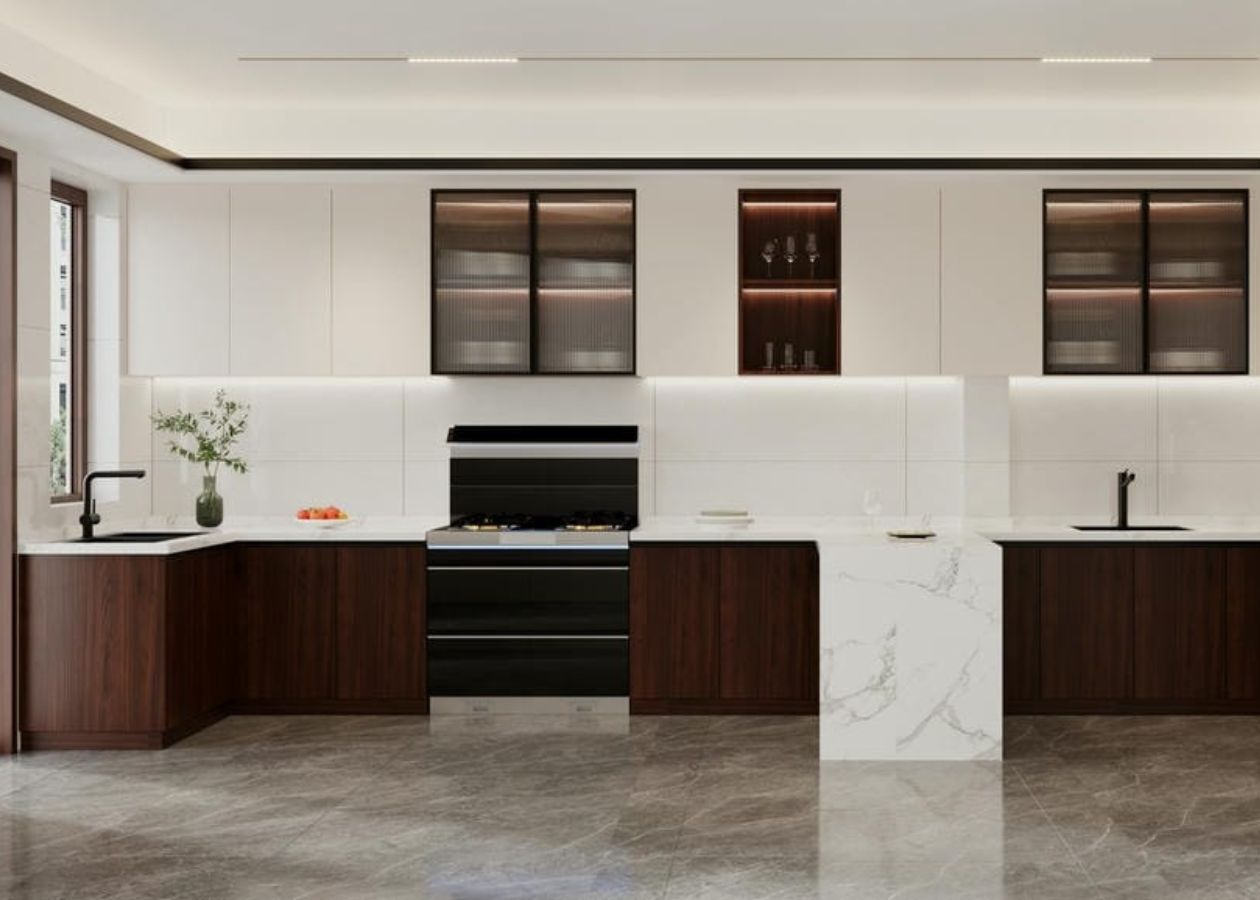 Kích Thước Tủ Bếp Chữ L: Chuẩn Khoa Học, Hợp Phong Thủy, Đẹp Từng Góc Nhìn 14 Mẫu tủ bếp chữ l đẹp có kích thước chuẩn