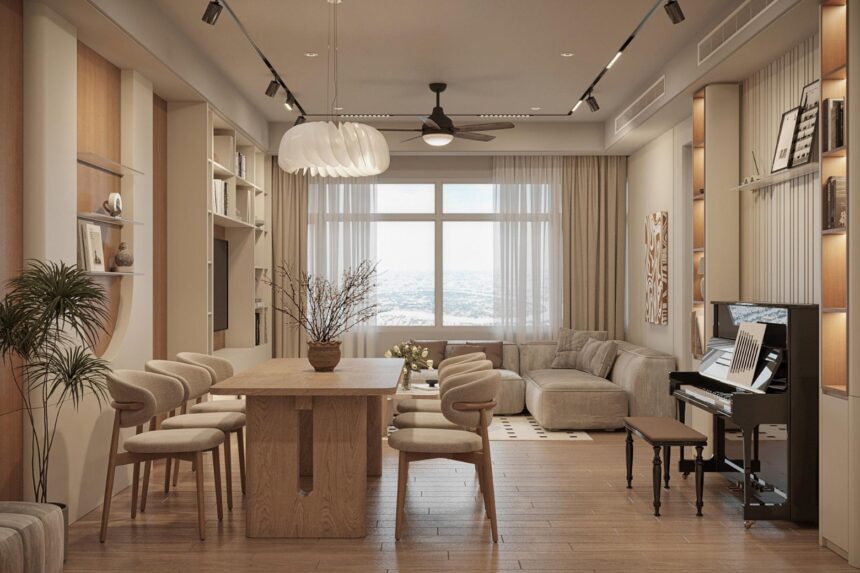 Thiết kế nội thất căn hộ Sài Gòn Pearl - Bình Thạnh