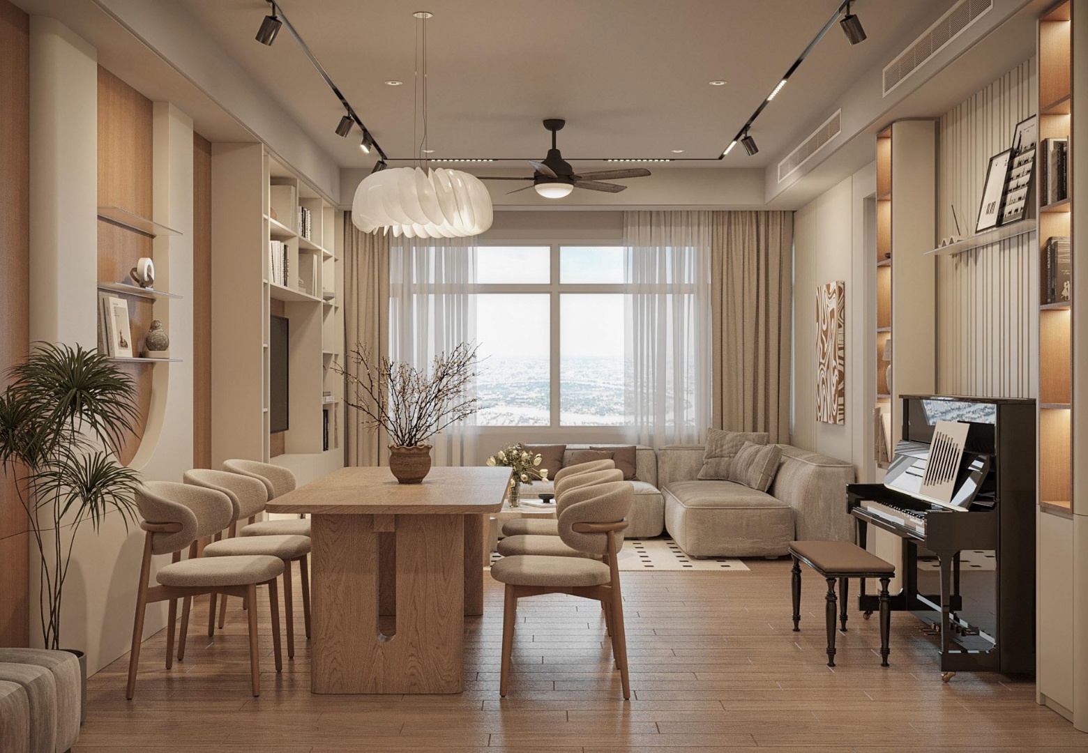 Thiết kế nội thất căn hộ Sài Gòn Pearl - Bình Thạnh