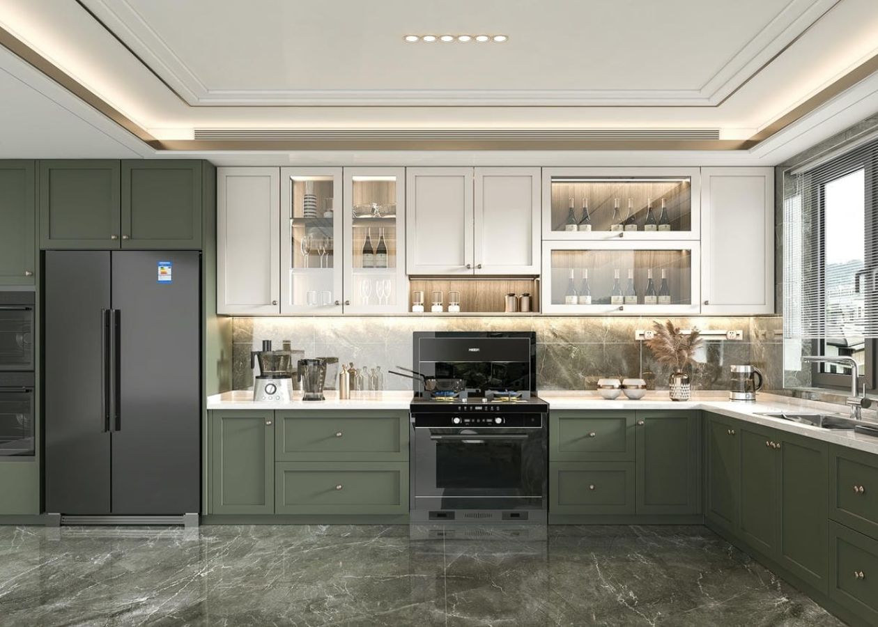 Kích Thước Tủ Bếp Chữ L: Chuẩn Khoa Học, Hợp Phong Thủy, Đẹp Từng Góc Nhìn 17 Tủ bếp chữ L có kích thước thực tế