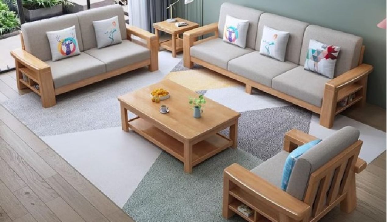 Bàn ghế gỗ đẹp cho nhà cấp 4