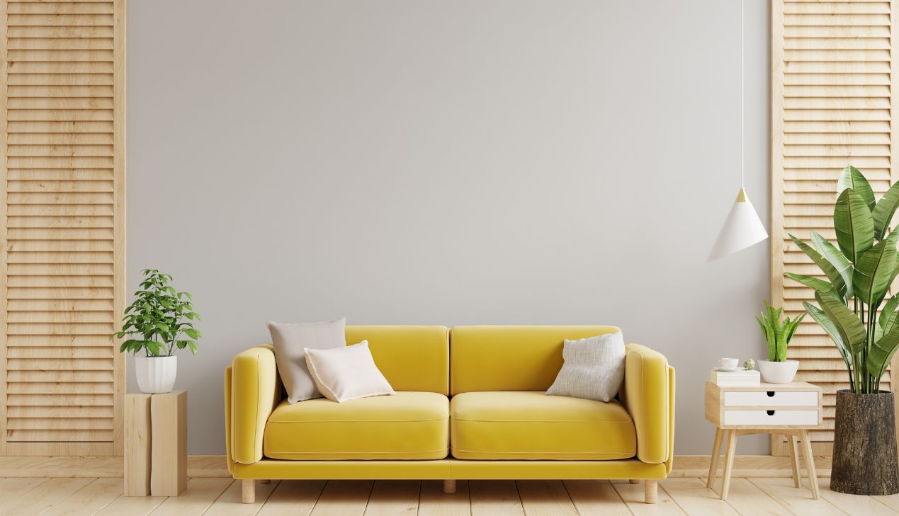 Bàn ghế gỗ đơn giản cho phòng khách nhỏ