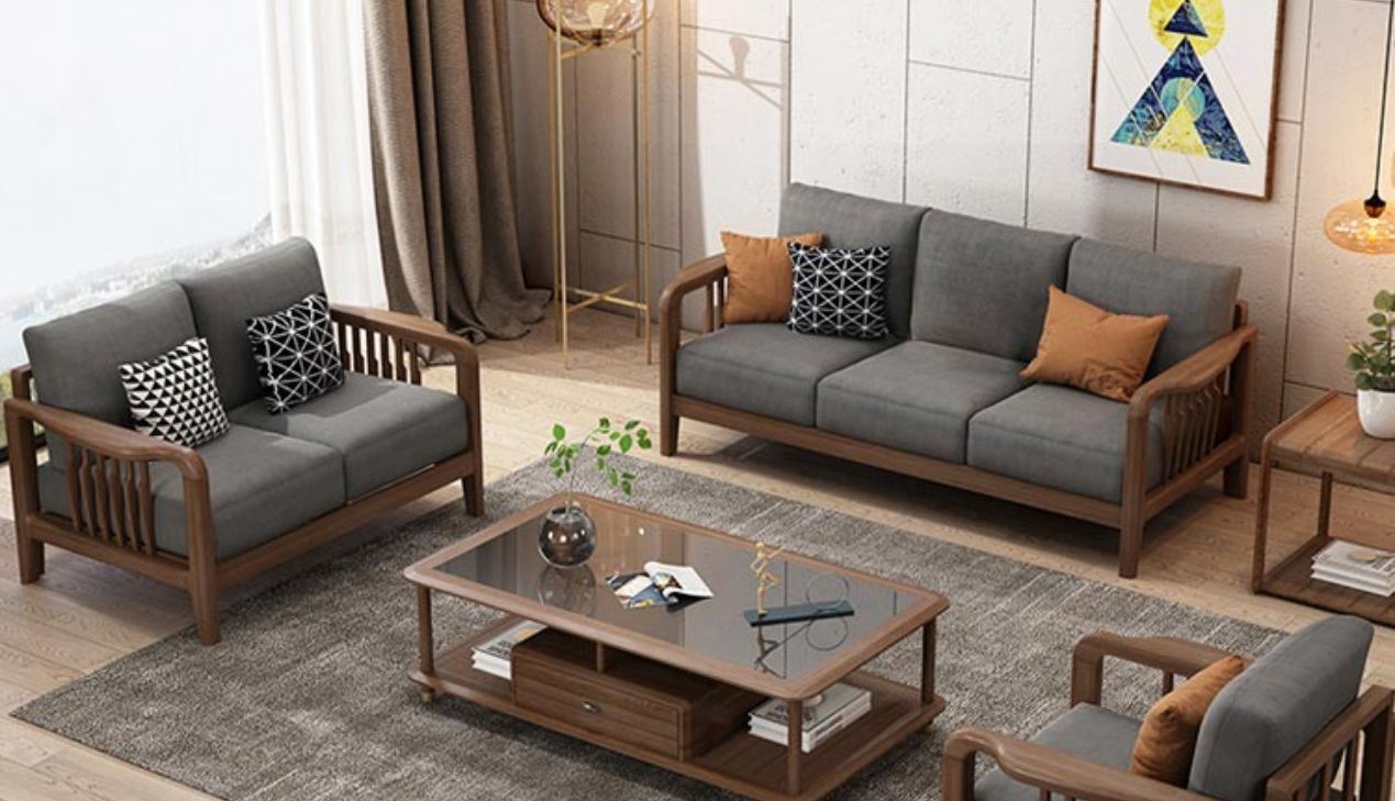 Bàn ghế gỗ hiện đại cho chung cư