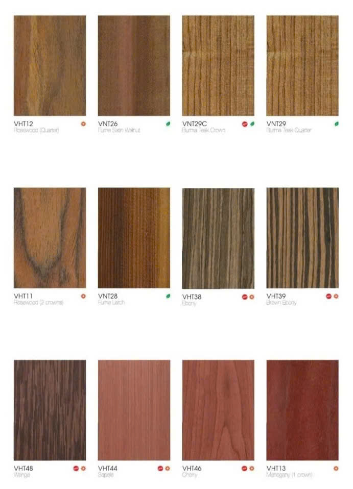Bảng catalogue mã màu gỗ veneer 01 Bảng catalogue mã màu gỗ veneer 01