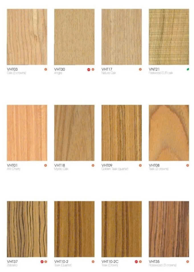 Bảng catalogue mã màu gỗ veneer 03 Bảng catalogue mã màu gỗ veneer 03