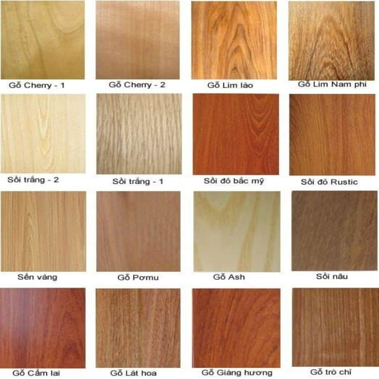 Bảng gam màu gỗ óc chó đẹp Bảng gam màu gỗ óc chó đẹp