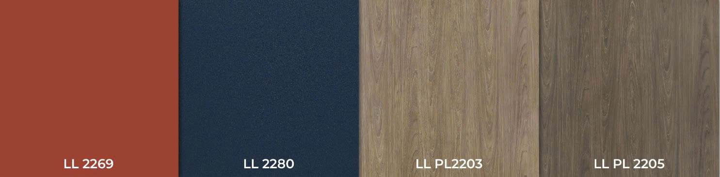 Bảng mã màu Lacquered Laminate An Cường