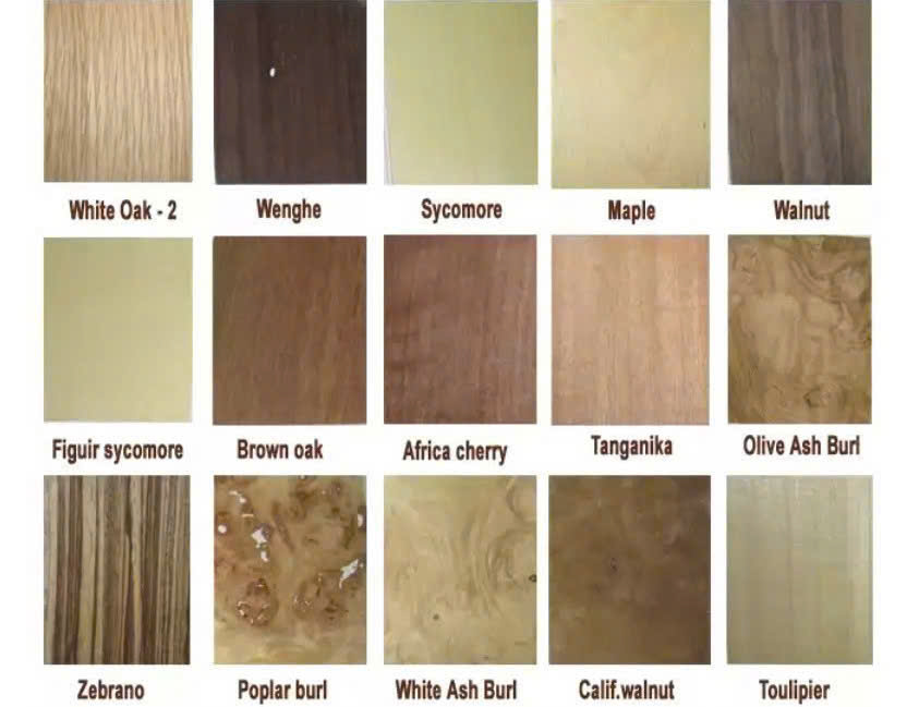 Bảng mã màu vân gỗ veneer 2 Bảng mã màu vân gỗ veneer 2