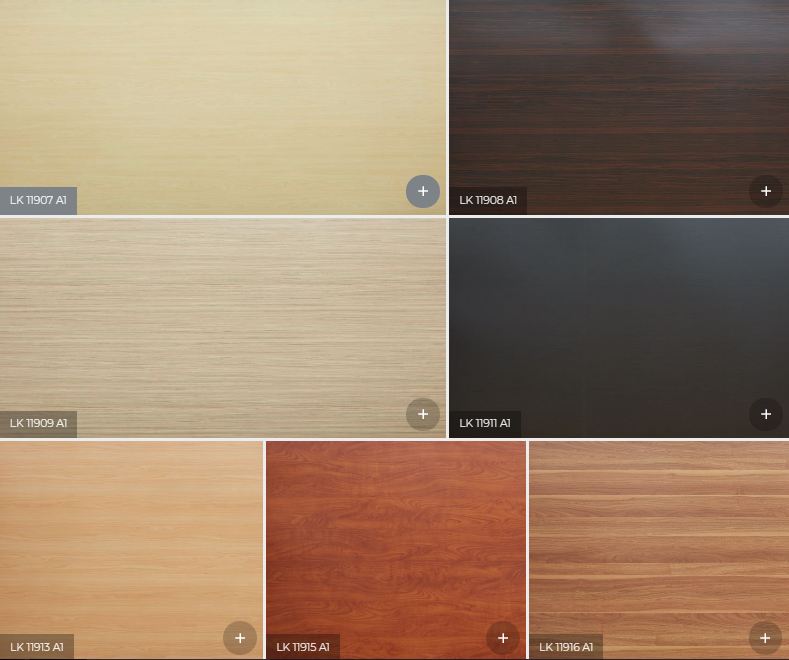 Bảng màu laminate An Cường Bảng màu laminate An Cường