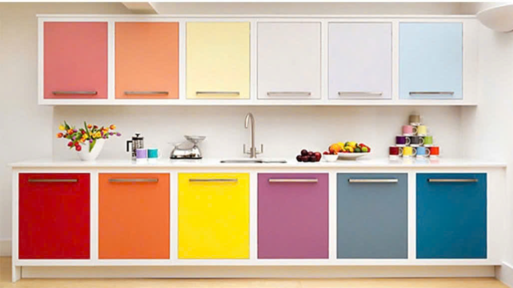 Bảng mẫu ứng dụng màu gỗ MDF