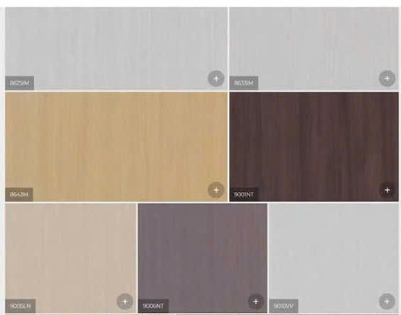 Bảng màu vân gỗ laminate An Cường 02 Bảng màu vân gỗ laminate An Cường 02