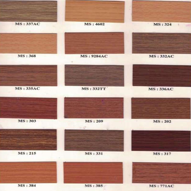 Bảng màu ván gỗ MDF 