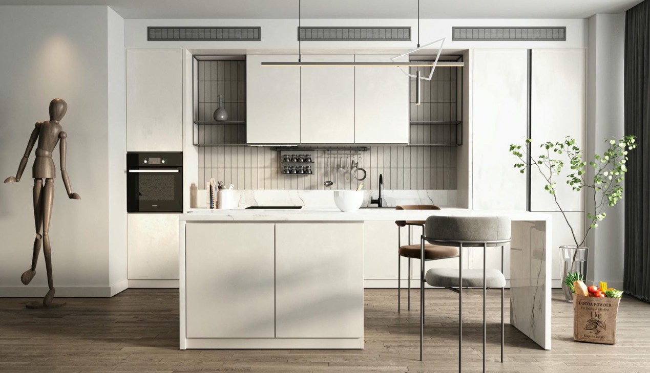 Các loại tủ bếp nhựa