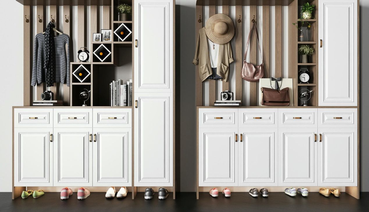 Các Mẫu Tủ Giày Gỗ Đẹp