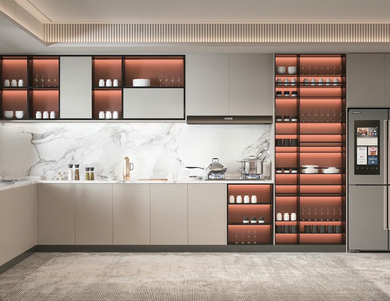 Cánh composite cho tủ bếp inox