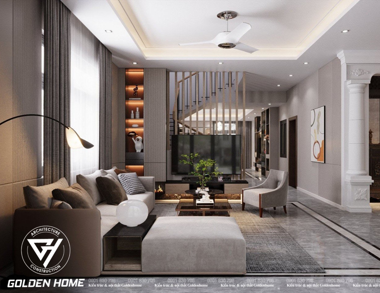 Công ty Kiến trúc & Nội thất GoldenHome