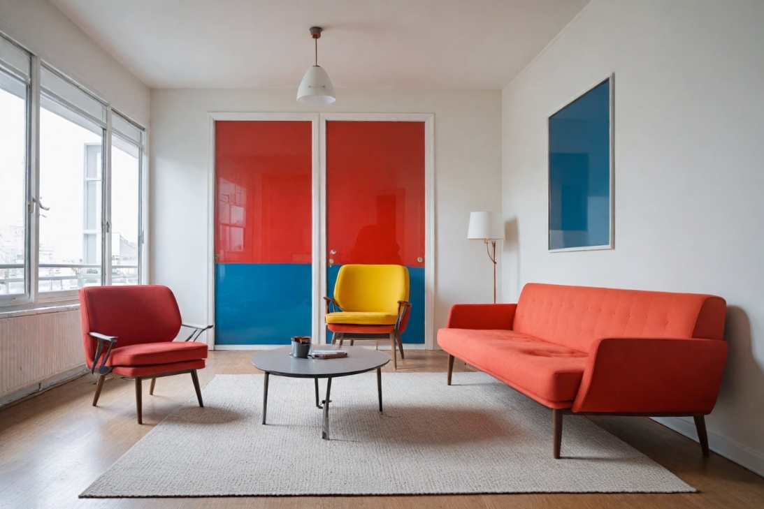 Gam màu nguyên lý Bauhaus