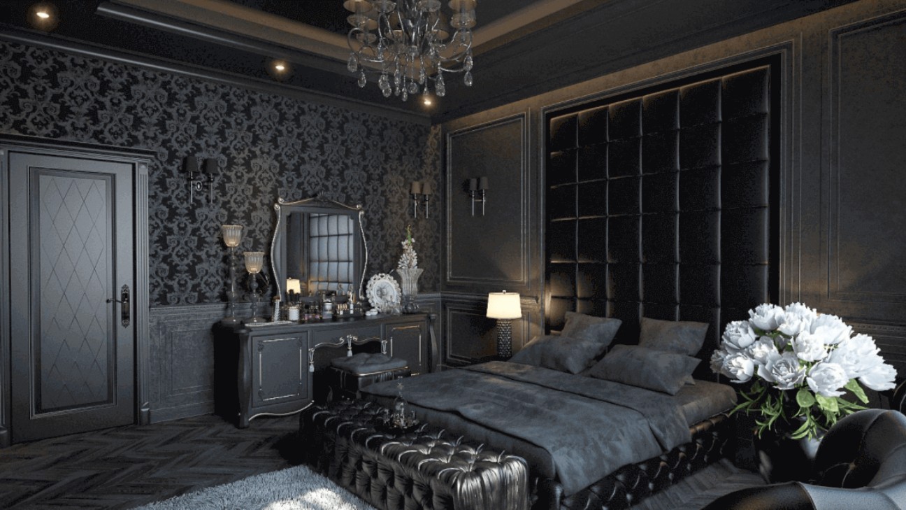 Giấy dán tường phong cách Gothic cổ điển