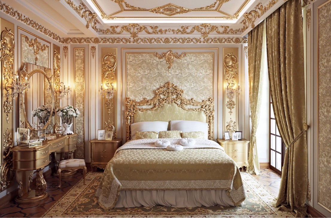 Họa tiết lá acanthus – dấu ấn Baroque trong nội thất