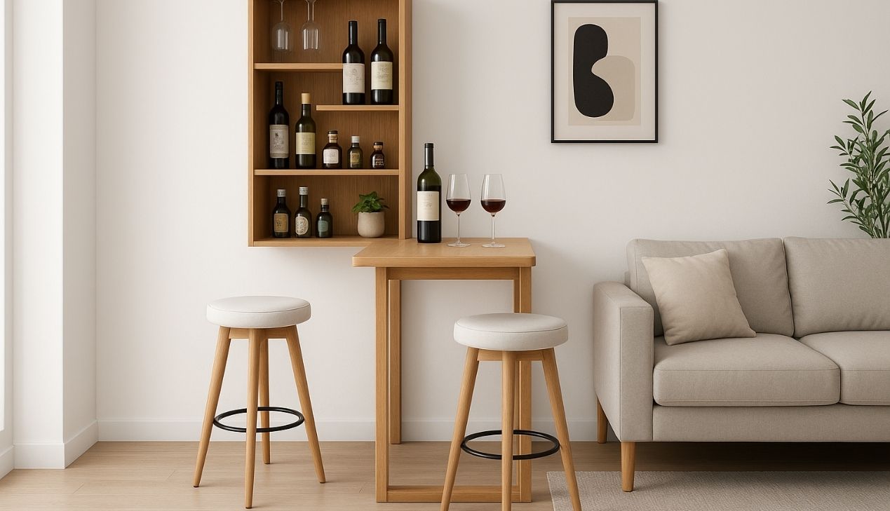 Kệ quầy bar mini tiện dụng