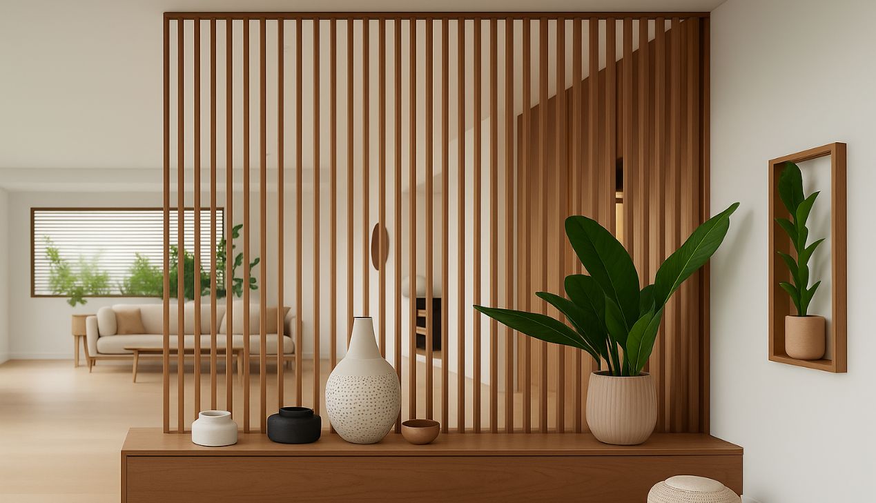 Kệ vách ngăn gỗ công nghiệp
