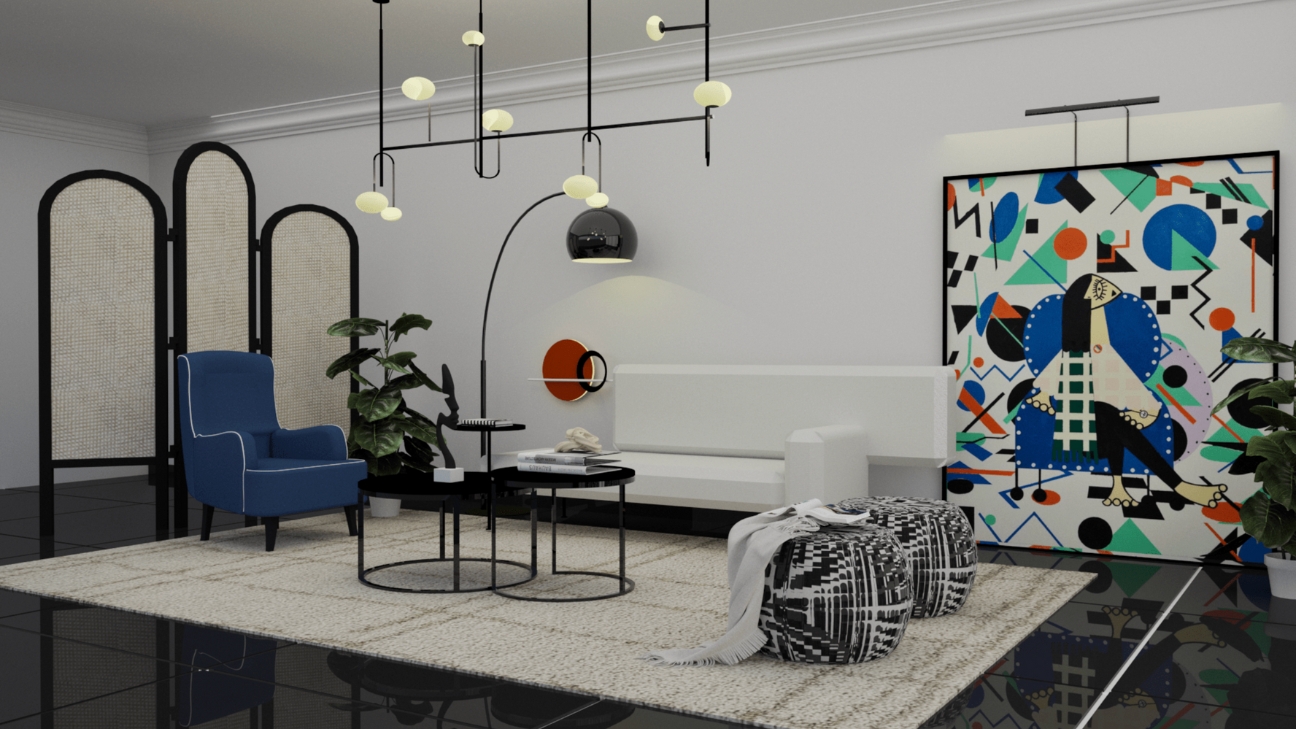 Không gian sống hiện đại theo tinh thần Bauhaus