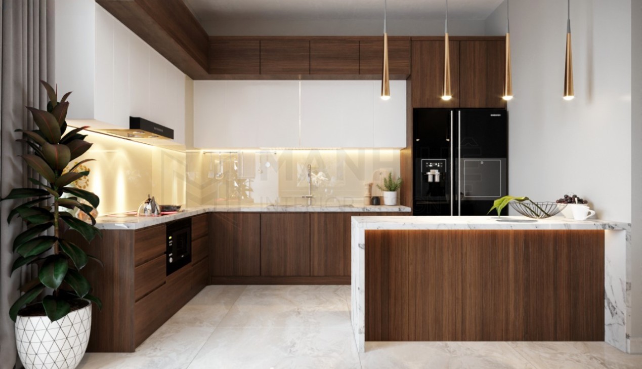Kích thước tủ bếp gỗ veneer tiêu chuẩn Kích thước tủ bếp gỗ veneer tiêu chuẩn