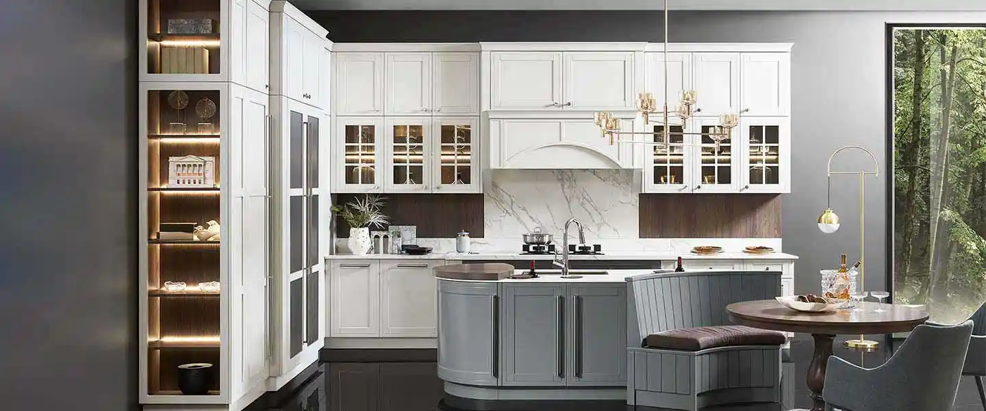 Mẫu bếp đẹp phong cách tân cổ điển