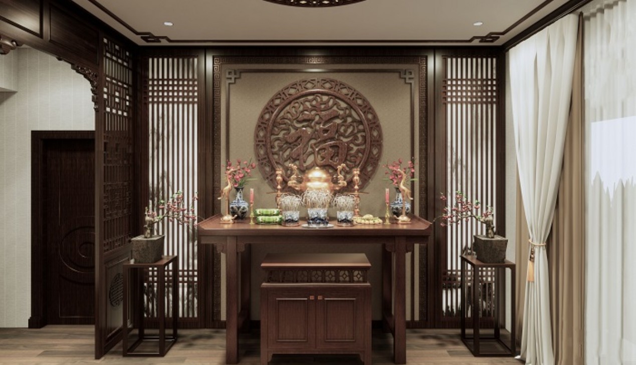 Mẫu cửa thờ truyền thống Việt Nam