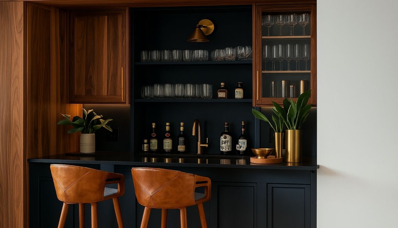 Mẫu quầy bar đẹp cho nhà phố