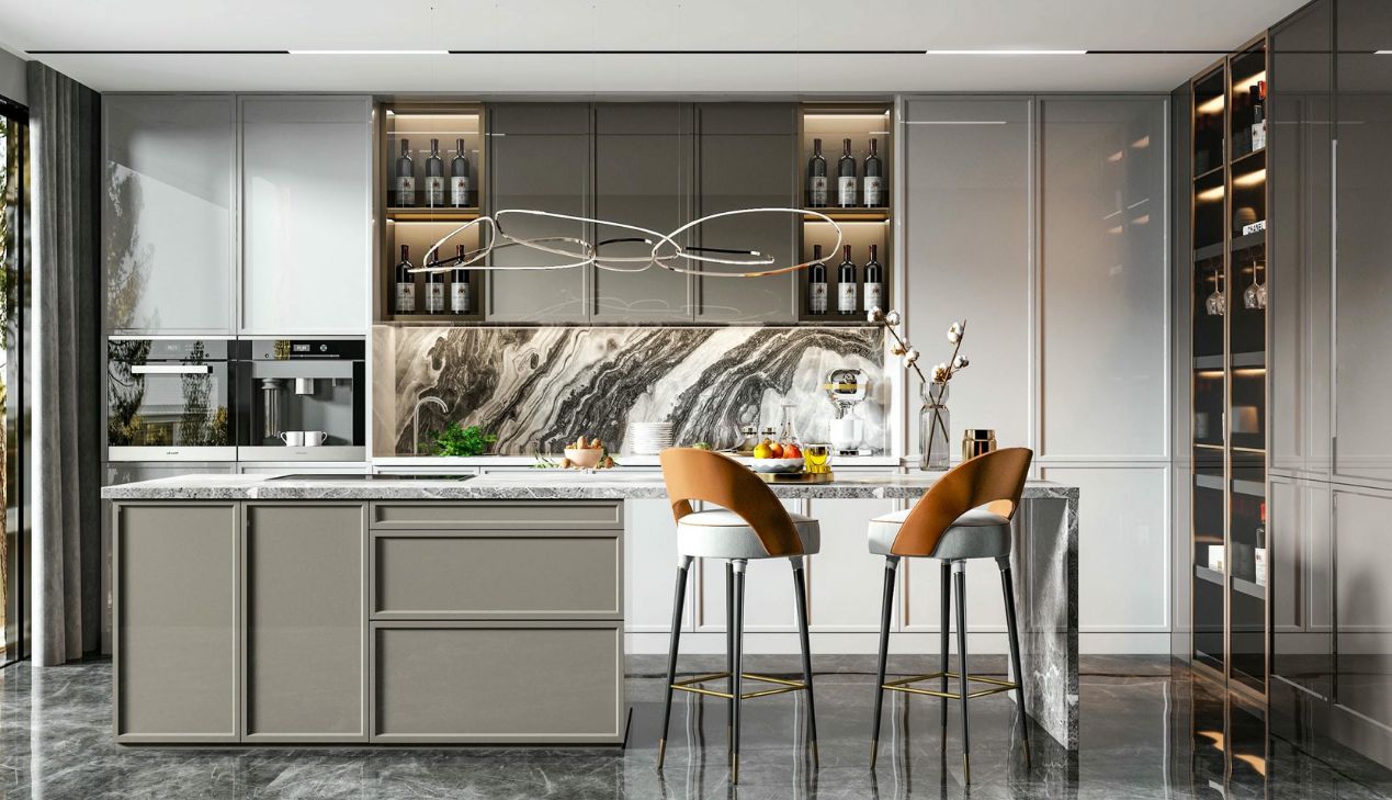 Mẫu quầy bar gia đình đẹp