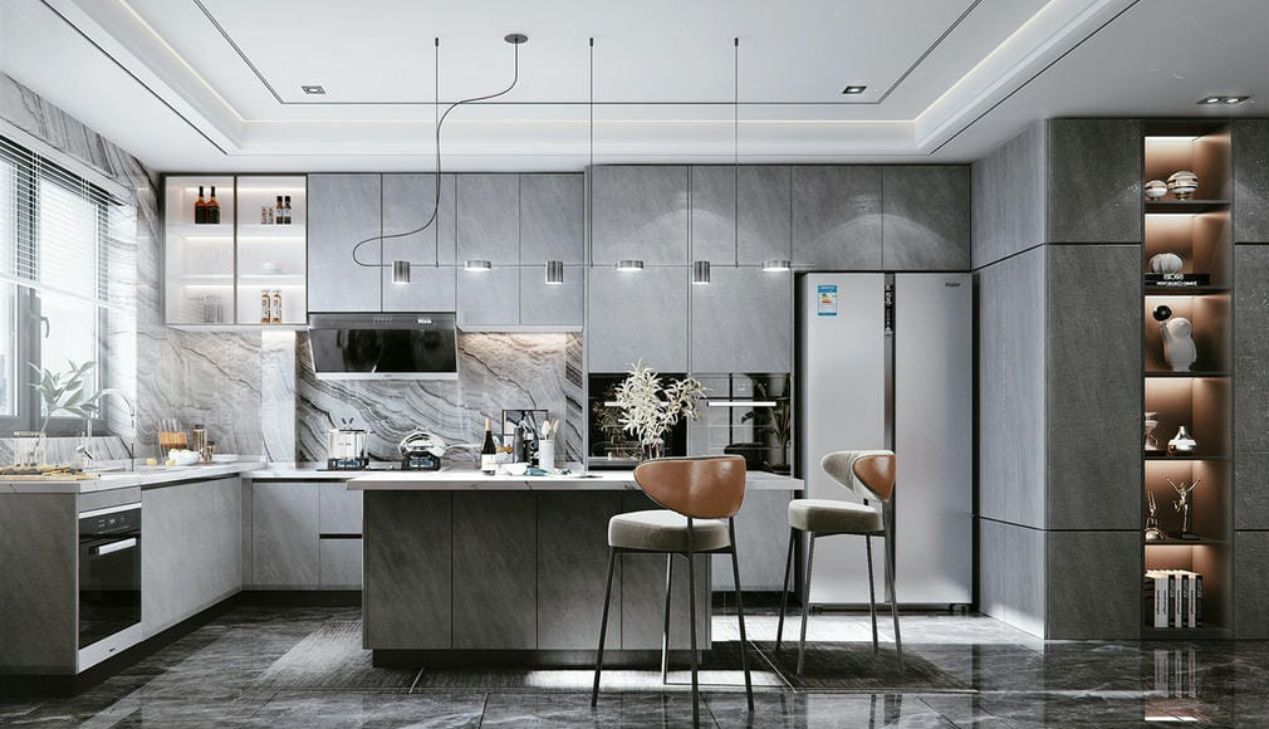 Mẫu quầy bar nhà bếp