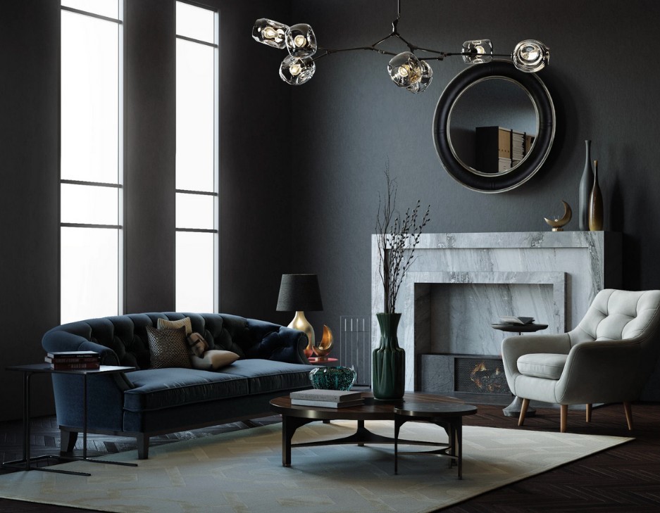 Màu sắc chủ đạo trong thiết kế Gothic