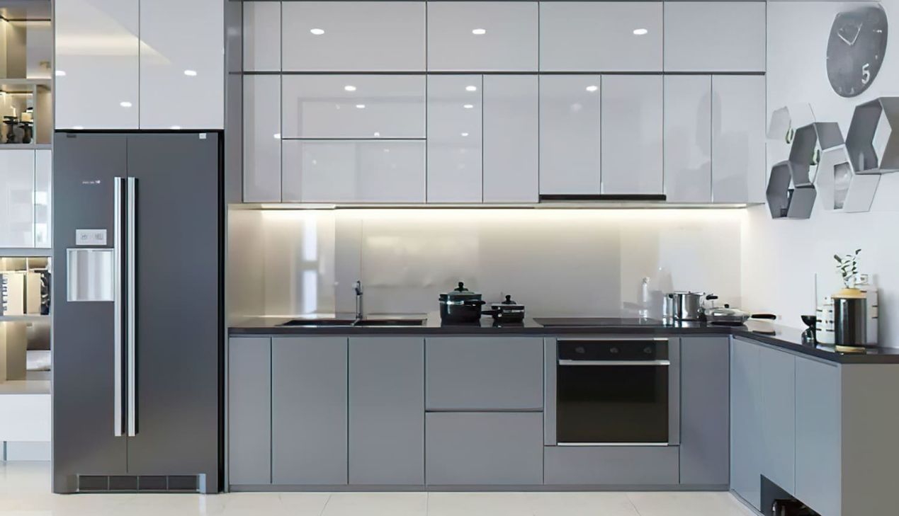 Màu sắc tủ bếp acrylic phổ biến Màu sắc tủ bếp acrylic phổ biến