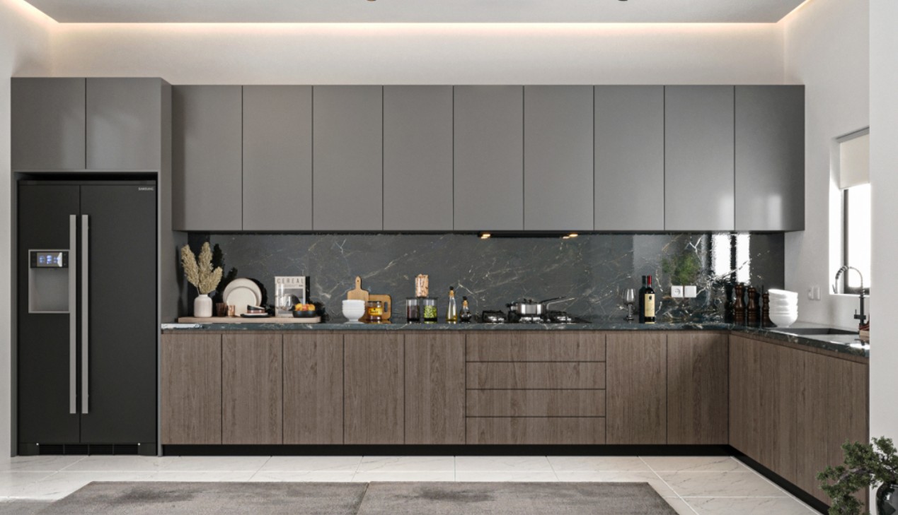 Mẫu tủ bếp Inox đẹp