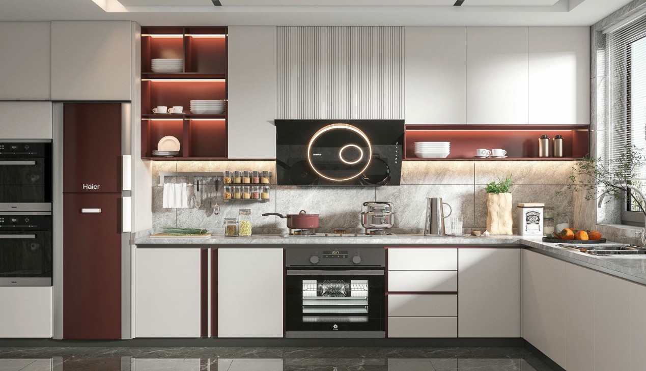 Mẫu tủ bếp nhựa bền đẹp