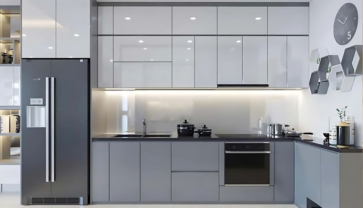 Mẫu tủ bếp nhựa Vincoplast đẹp