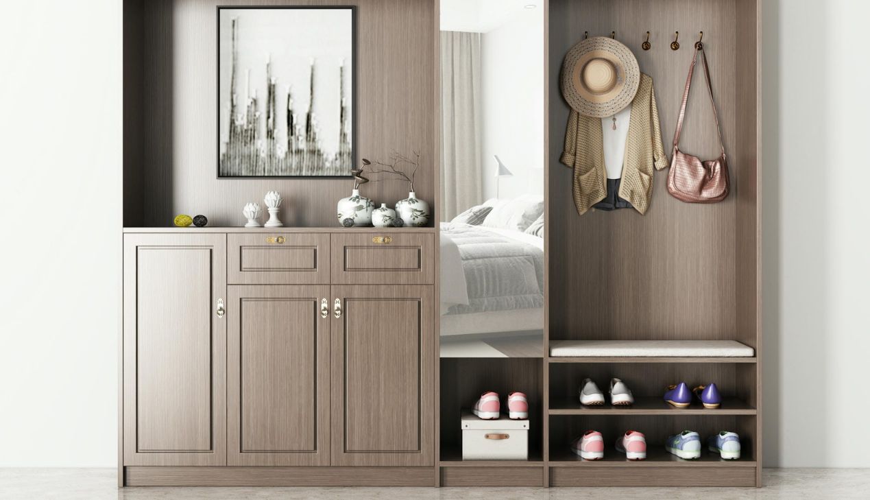 Mẫu Tủ Dép Gỗ Đẹp