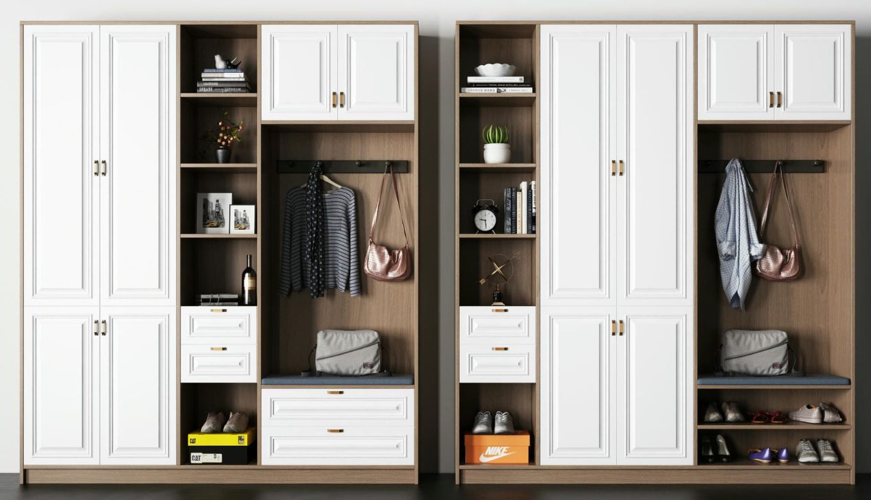 Mẫu tủ giày 2 tầng đẹp Mẫu tủ giày 2 tầng đẹp