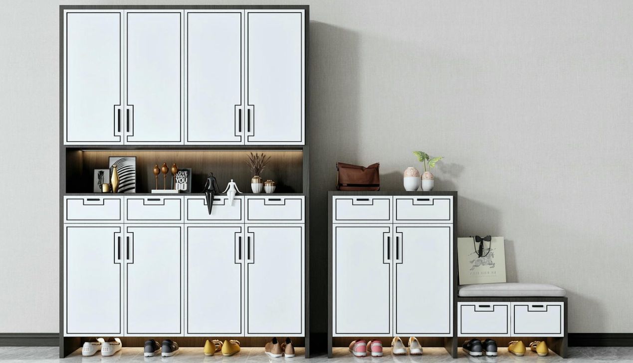 Mẫu Tủ Giày Gỗ Đẹp Cho Gia Đình