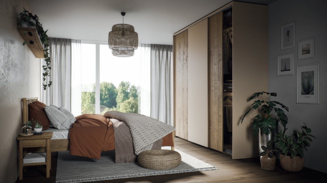 Mẫu tủ quần áo đẹp phong cách Scandinavian