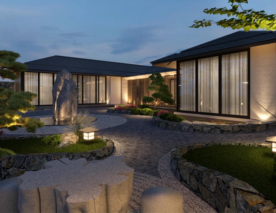 Thiết kế nội thất biệt thự nghỉ dưỡng đẹp, tinh tế và cao cấp 41 Nội thất biệt thự nghỉ dưỡng kiểu Nhật