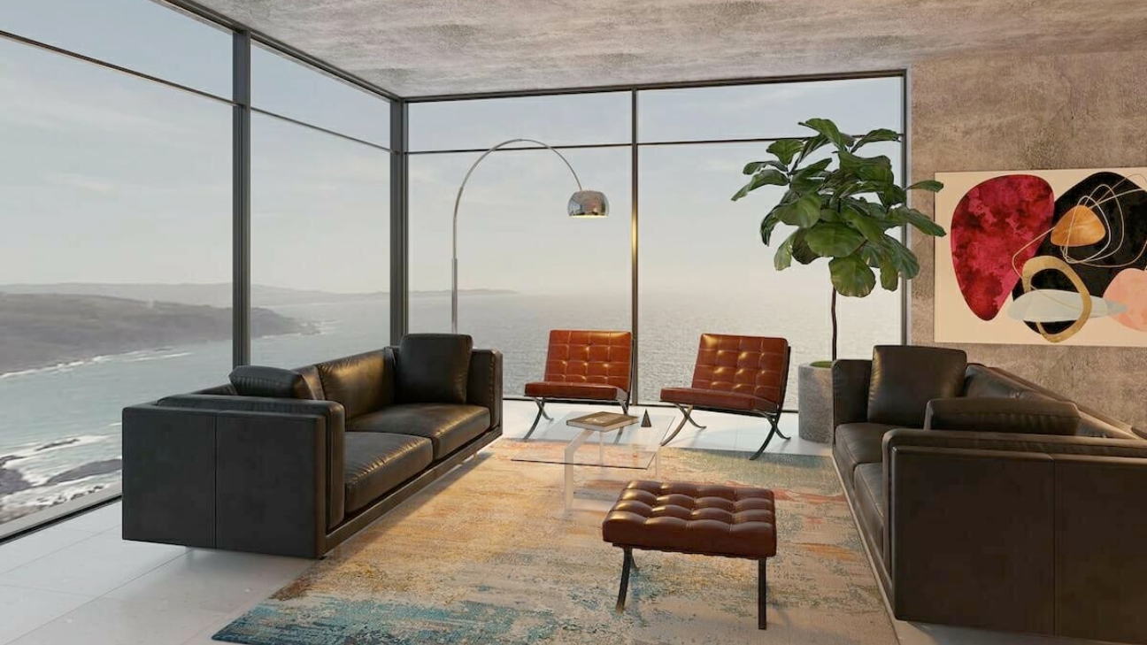 Nội thất tối giản lấy cảm hứng từ Bauhaus